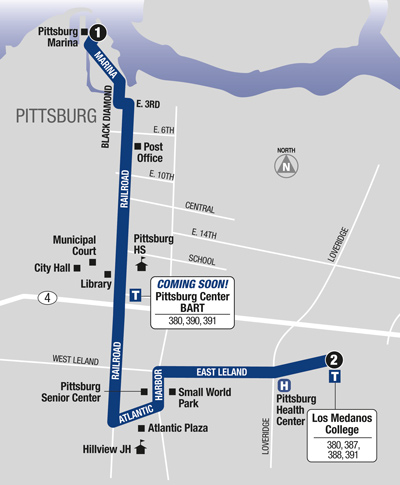 Mapa de la Nueva Ruta 381