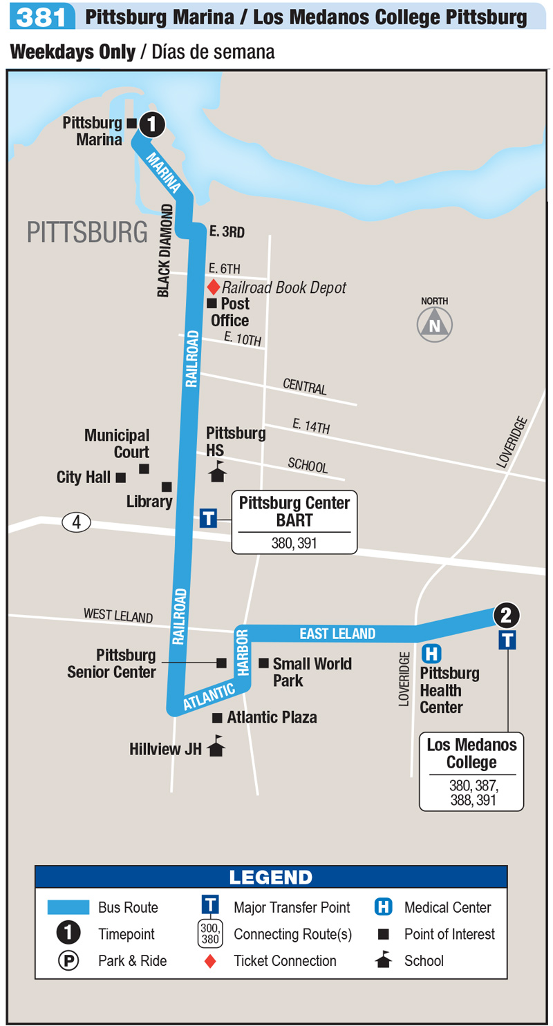 Route 381 Map