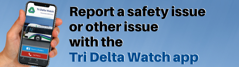 Report suspicious activity with Tri Delta Watch