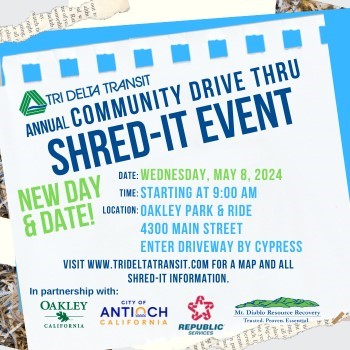 image showing the Shred it event information